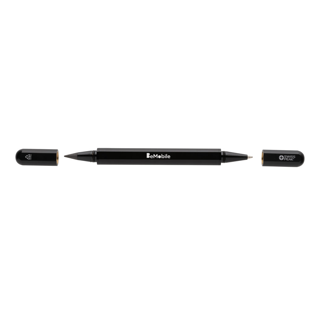 Swiss Peak Storm Dual-Tip-Pen aus RCS recyceltem Aluminum – Ansicht 6
