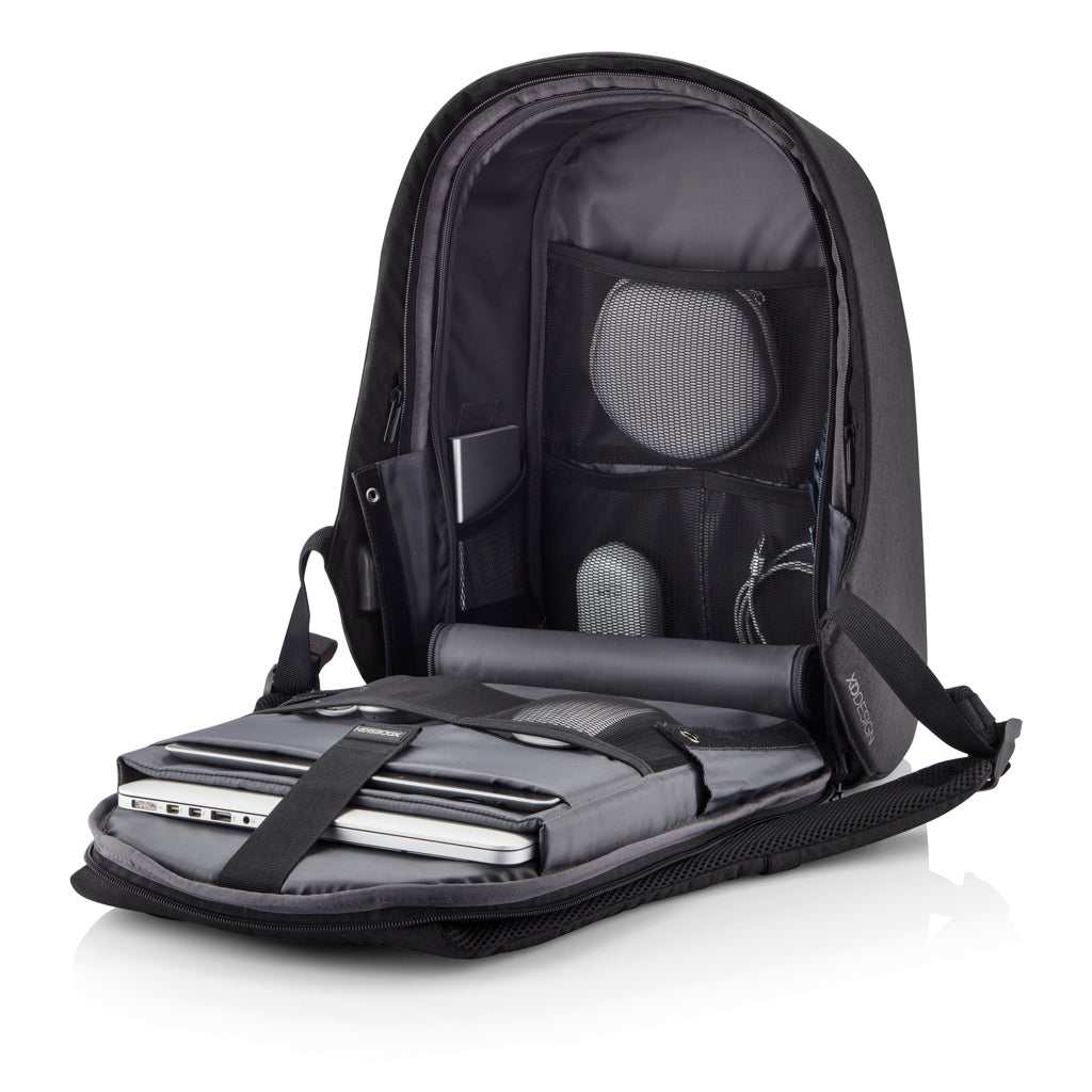 Bobby Hero Regular Anti-Diebstahl-Rucksack als Werbeartikel mit Logo