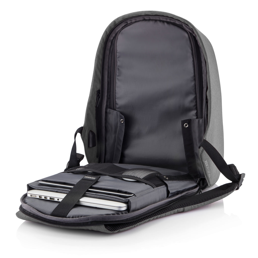 Bobby Hero Regular Anti-Diebstahl-Rucksack als Werbeartikel mit Logo