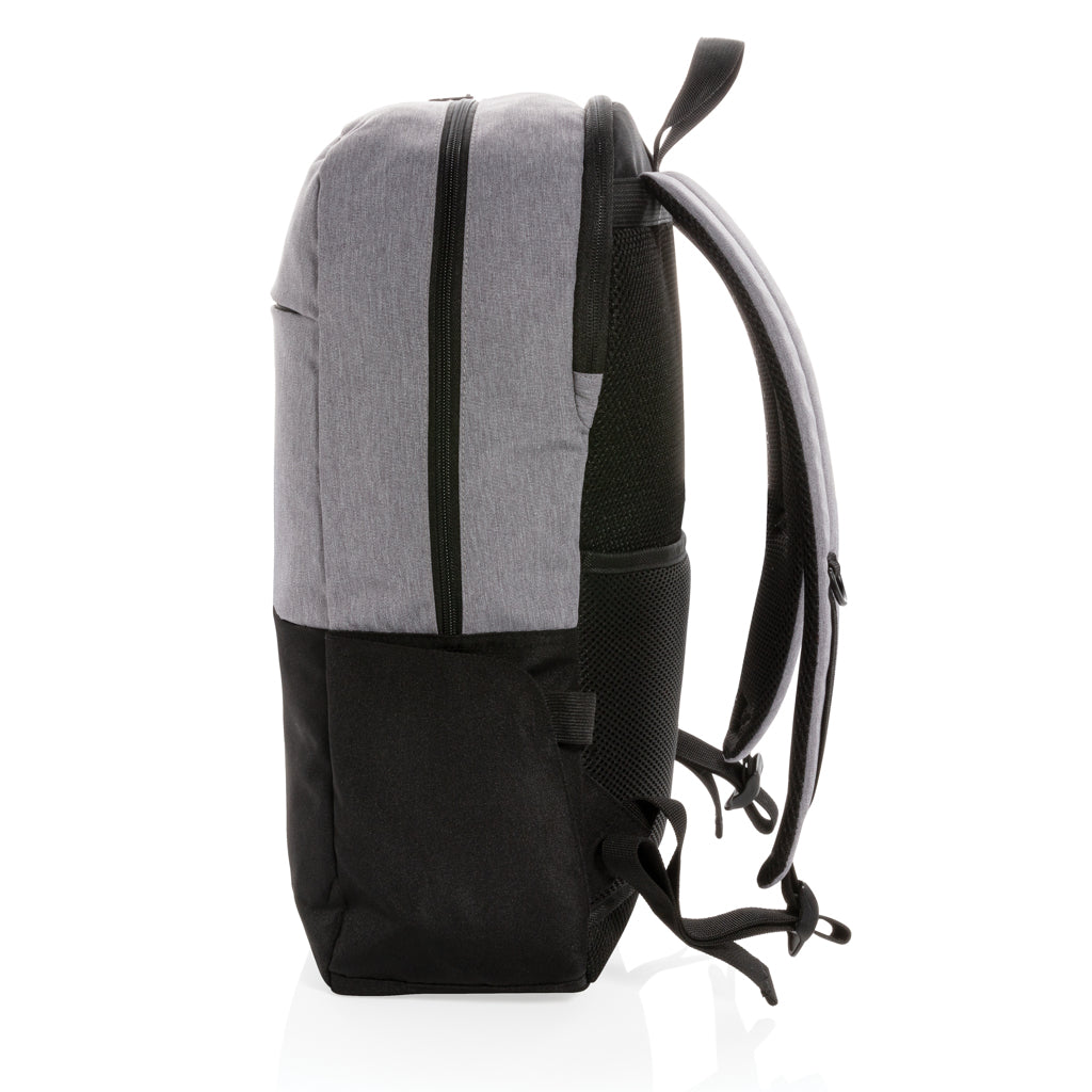 Moderner 15.6' USB & RFID Laptop-Rucksack, PVC-frei – Ansicht 4