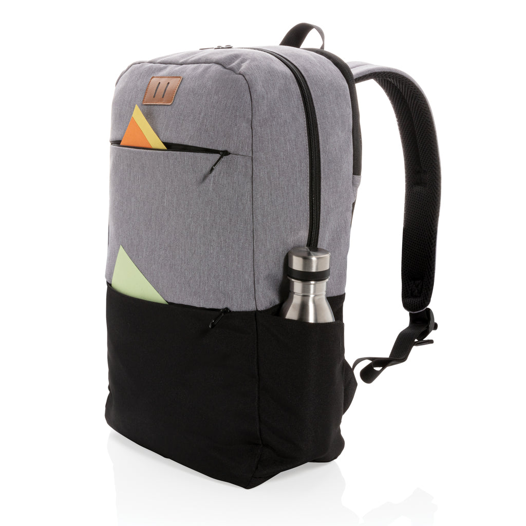 Moderner 15.6' USB & RFID Laptop-Rucksack, PVC-frei – Ansicht 7