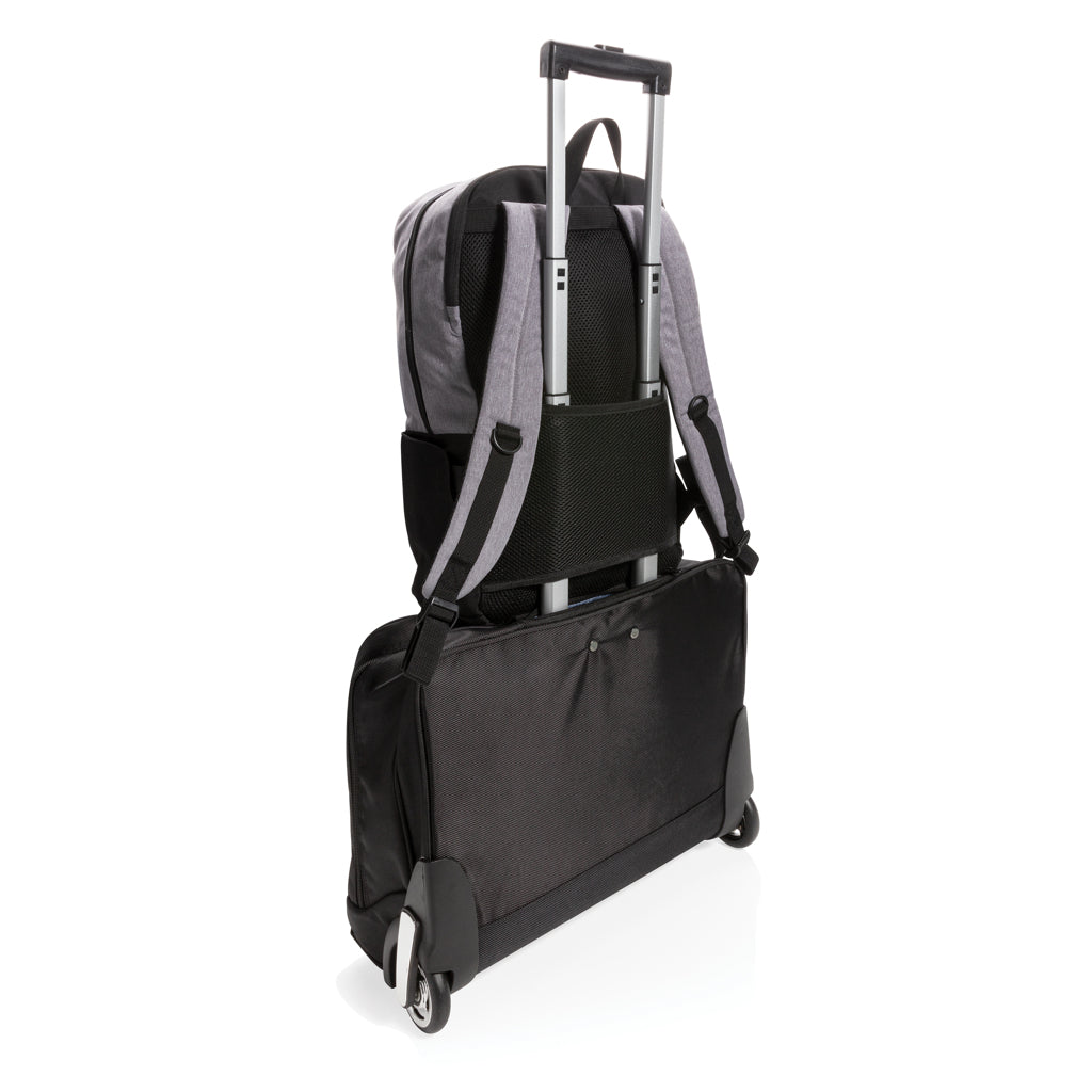 Moderner 15.6' USB & RFID Laptop-Rucksack, PVC-frei – Ansicht 8