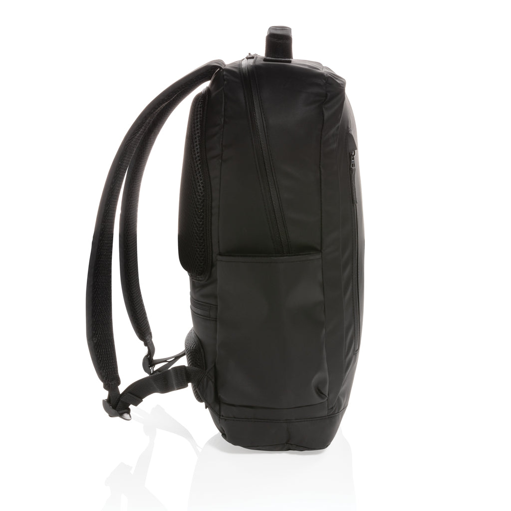 Fashion schwarzer 15.6' Laptop-Rucksack, PVC-frei – Ansicht 4