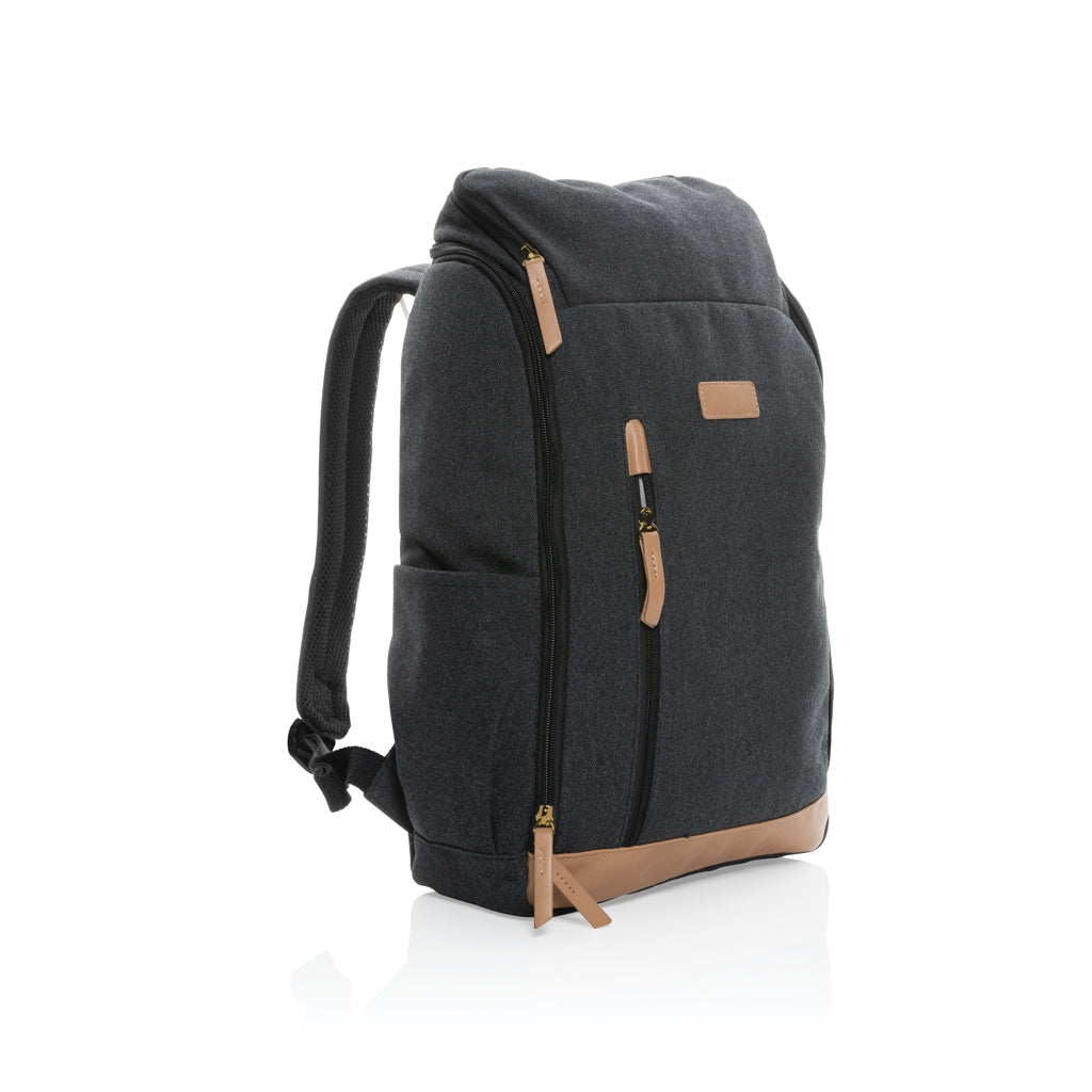 Impact AWARE™ 16 oz. r recyceltem canvas 15' Laptop-Rucksack – Ansicht 2
