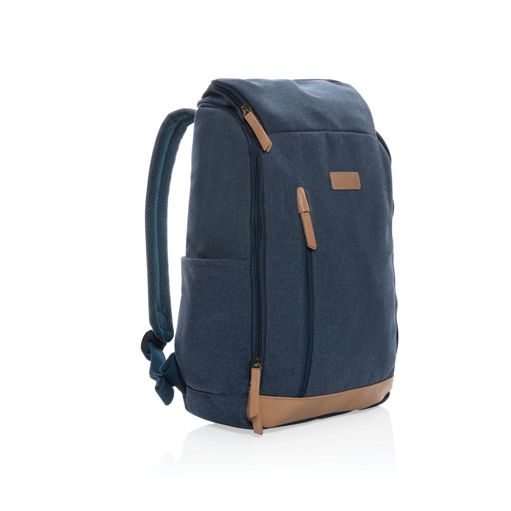 Impact AWARE™ 16 oz. r recyceltem canvas 15' Laptop-Rucksack – Ansicht 1