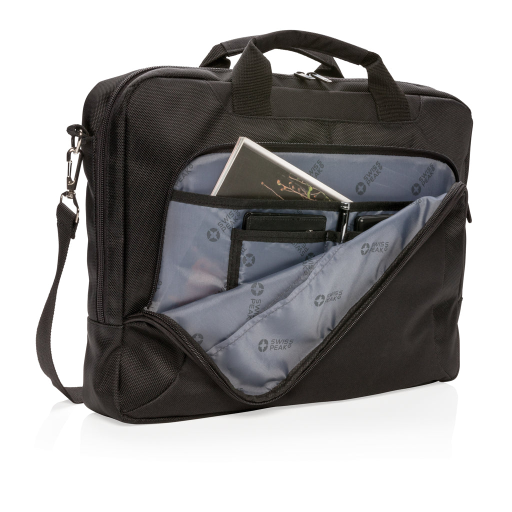 Swiss Peak Deluxe 15” Laptop-Tasche – Ansicht 3