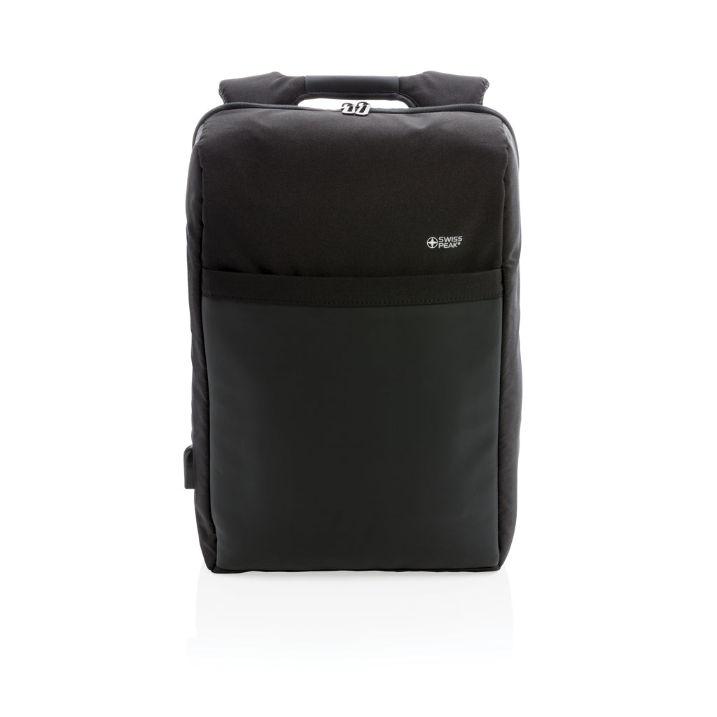 Swiss Peak 15' Anti-Diebstahl RFID & USB Rucksack – Ansicht 3