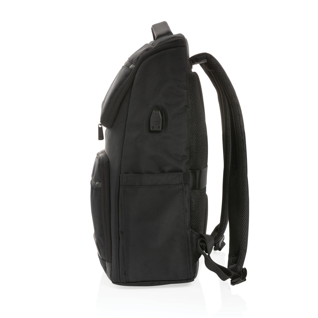 Swiss Peak AWARE™ RPET Voyager 15.6' Laptop Rucksack – Ansicht 5