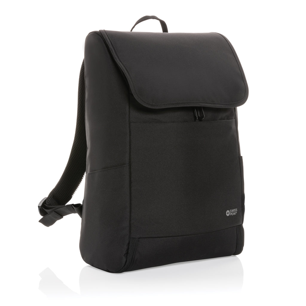 Swiss Peak Fern AWARE™ RPET 15,6' Rucksack mit Allover-Zip – Ansicht 1
