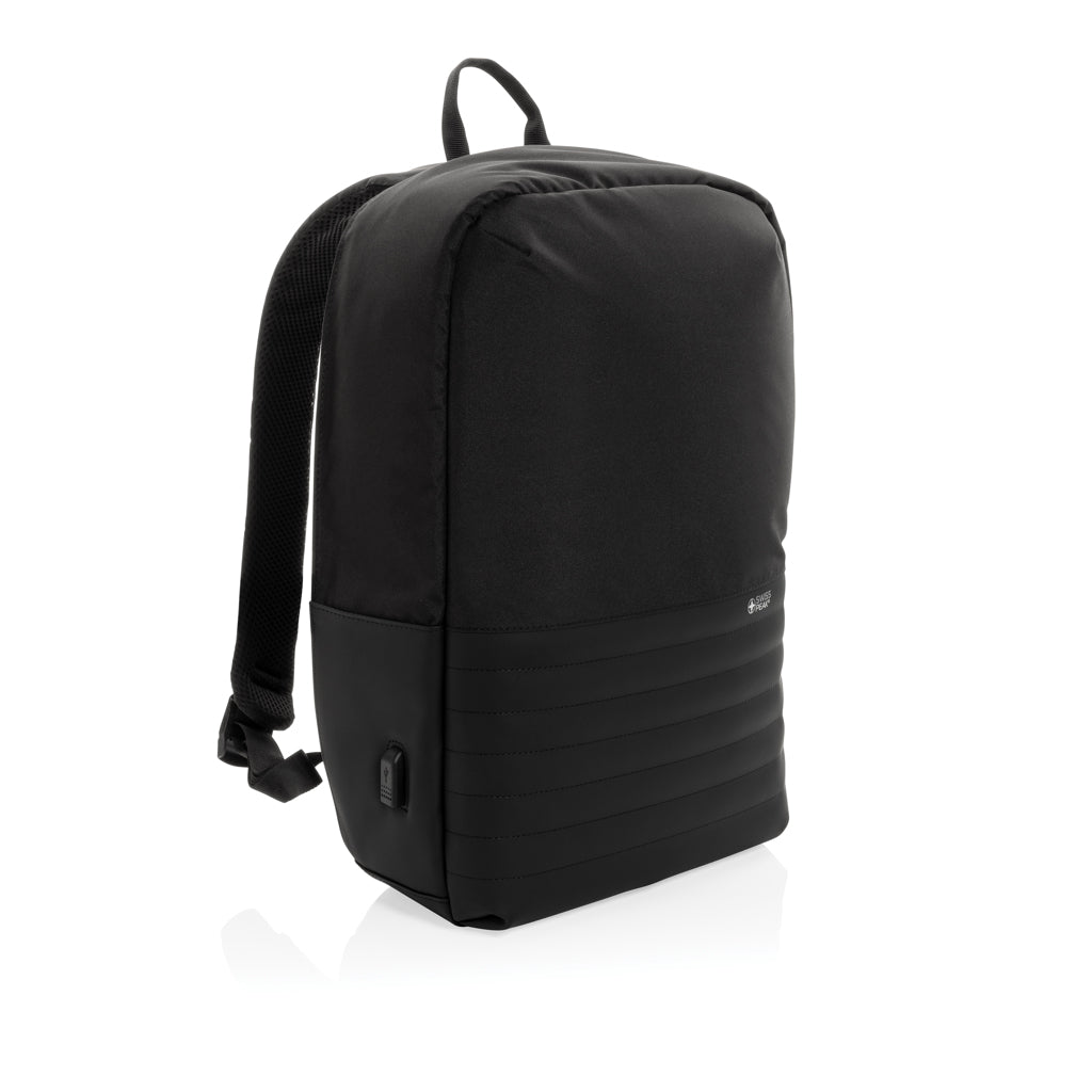 Swiss Peak AWARE™ Anti-Theft-RFID 15.6'-Laptop-Rucksack – Ansicht 2