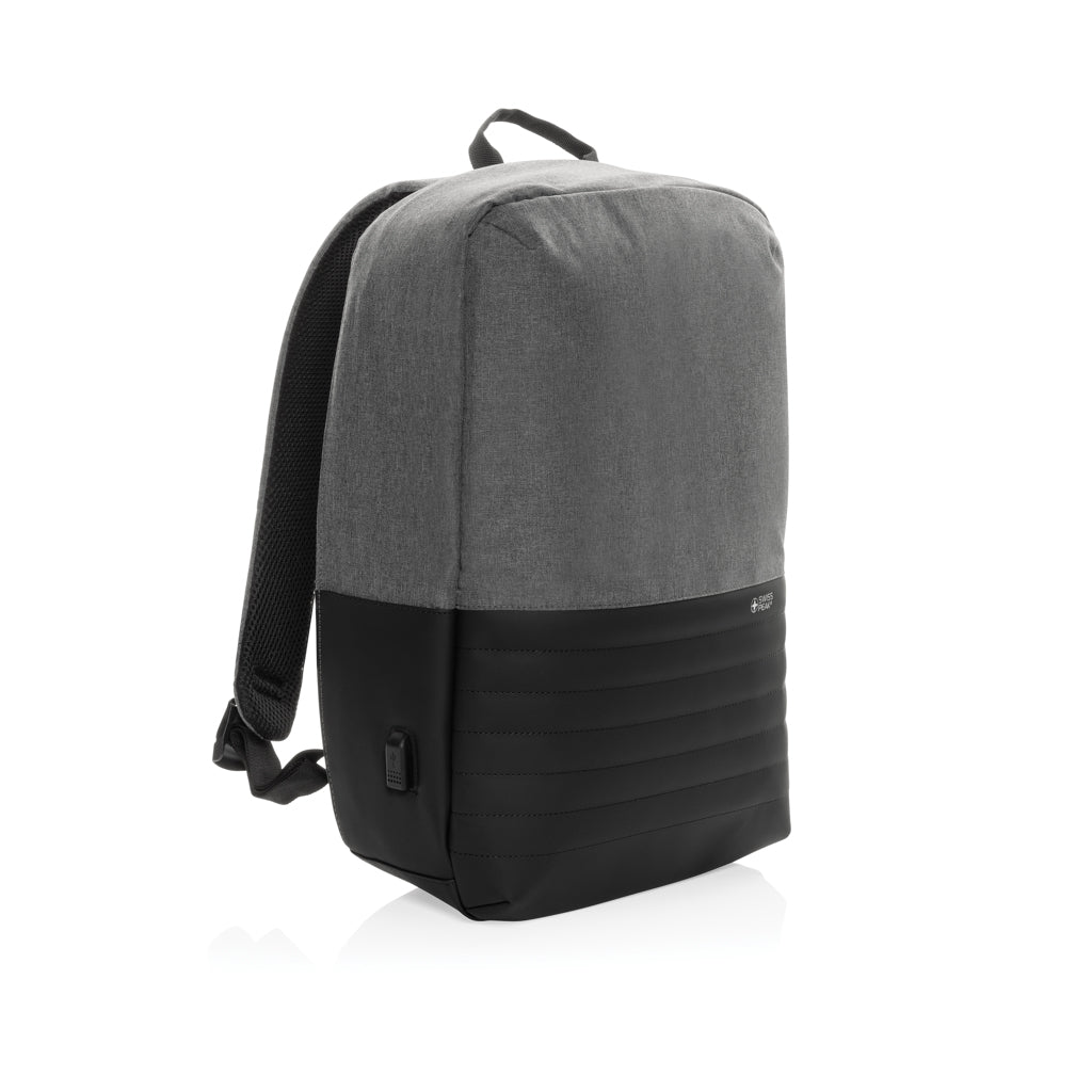 Swiss Peak AWARE™ Anti-Theft-RFID 15.6'-Laptop-Rucksack – Ansicht 1