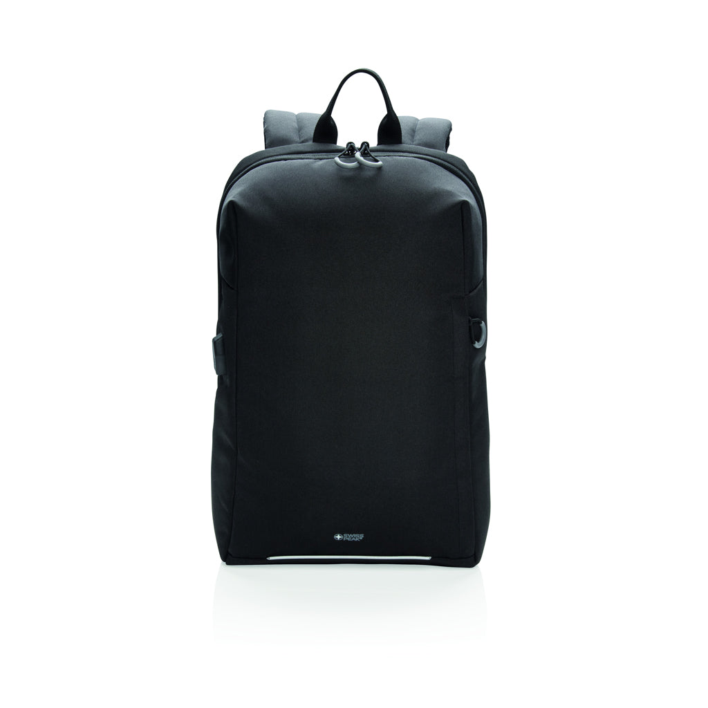 Swiss Peak AWARE™ RFID und USB A-Laptop-Rucksack – Ansicht 2