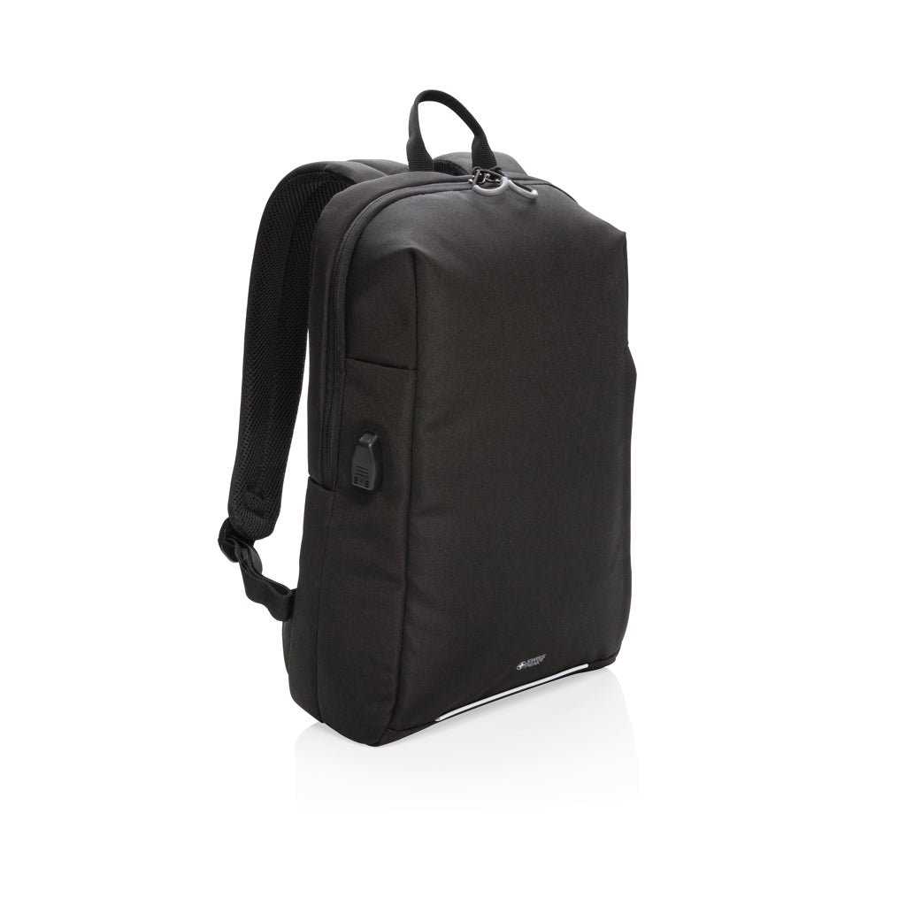 Swiss Peak AWARE™ RFID und USB A-Laptop-Rucksack – Ansicht 4