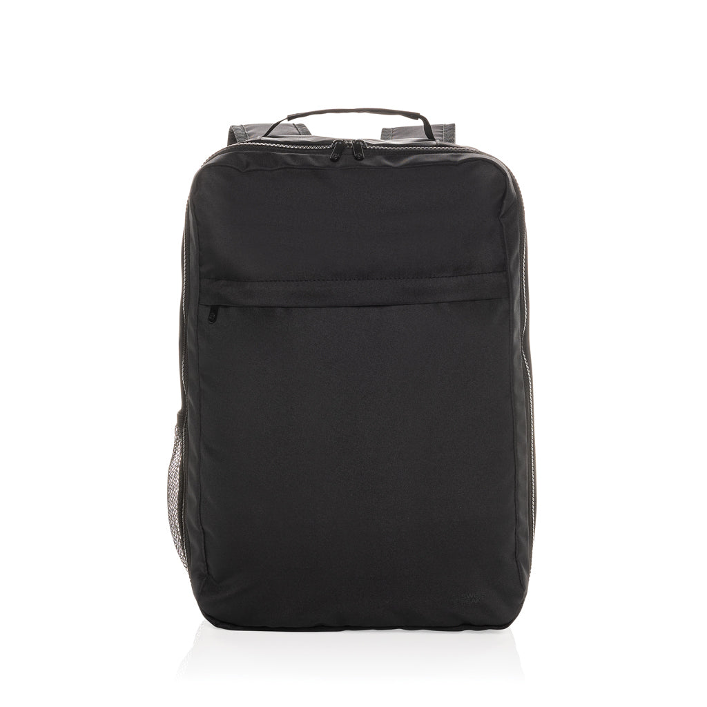 Swiss Peak Aware™ RPET Essential 15.6' Laptop-Rucksack als Werbeartikel mit Logo