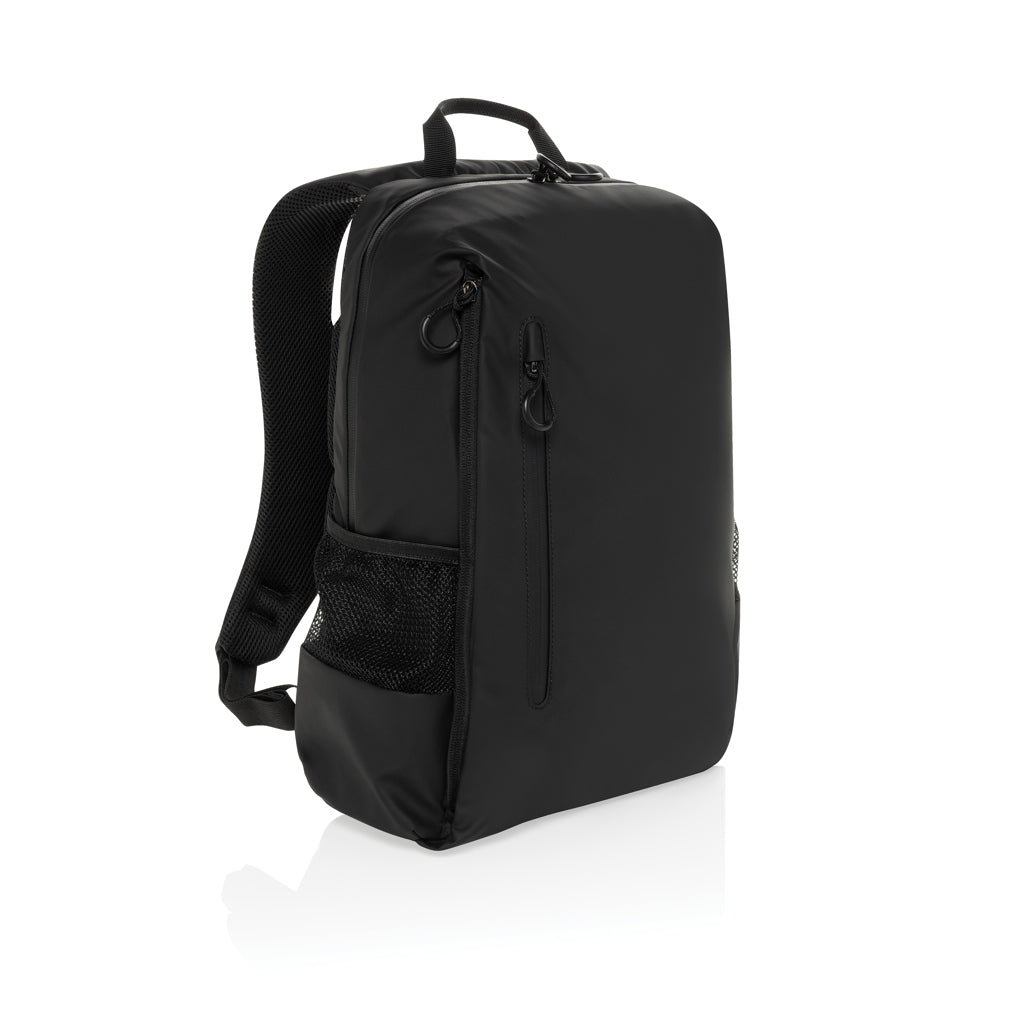 Lima Aware™ RPET wasserabweisender 15,6' Laptop-Rucksack – Ansicht 1