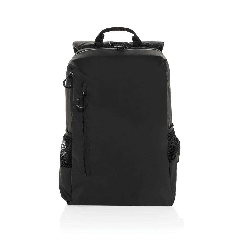 Lima Aware™ RPET wasserabweisender 15,6' Laptop-Rucksack – Ansicht 2