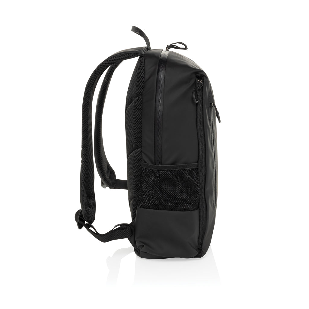 Lima Aware™ RPET wasserabweisender 15,6' Laptop-Rucksack – Ansicht 3