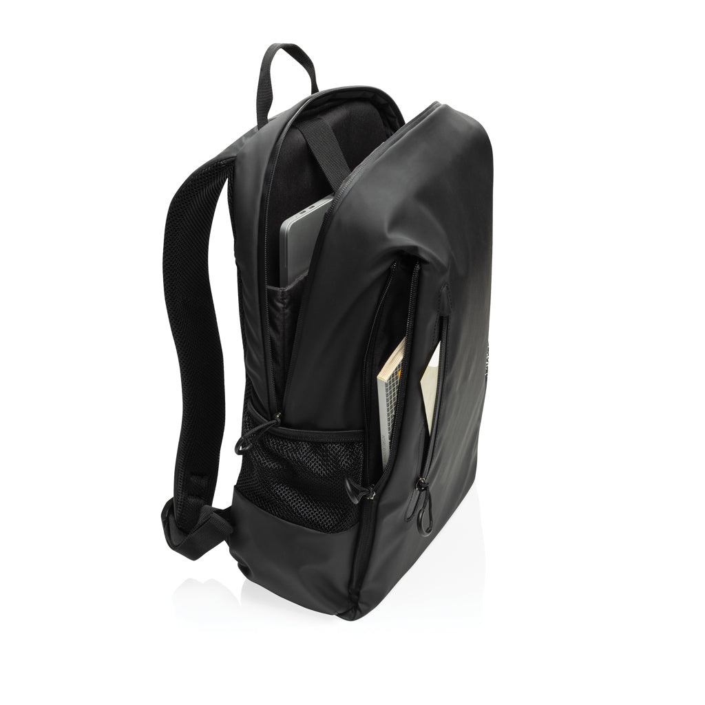 Lima Aware™ RPET wasserabweisender 15,6' Laptop-Rucksack – Ansicht 8