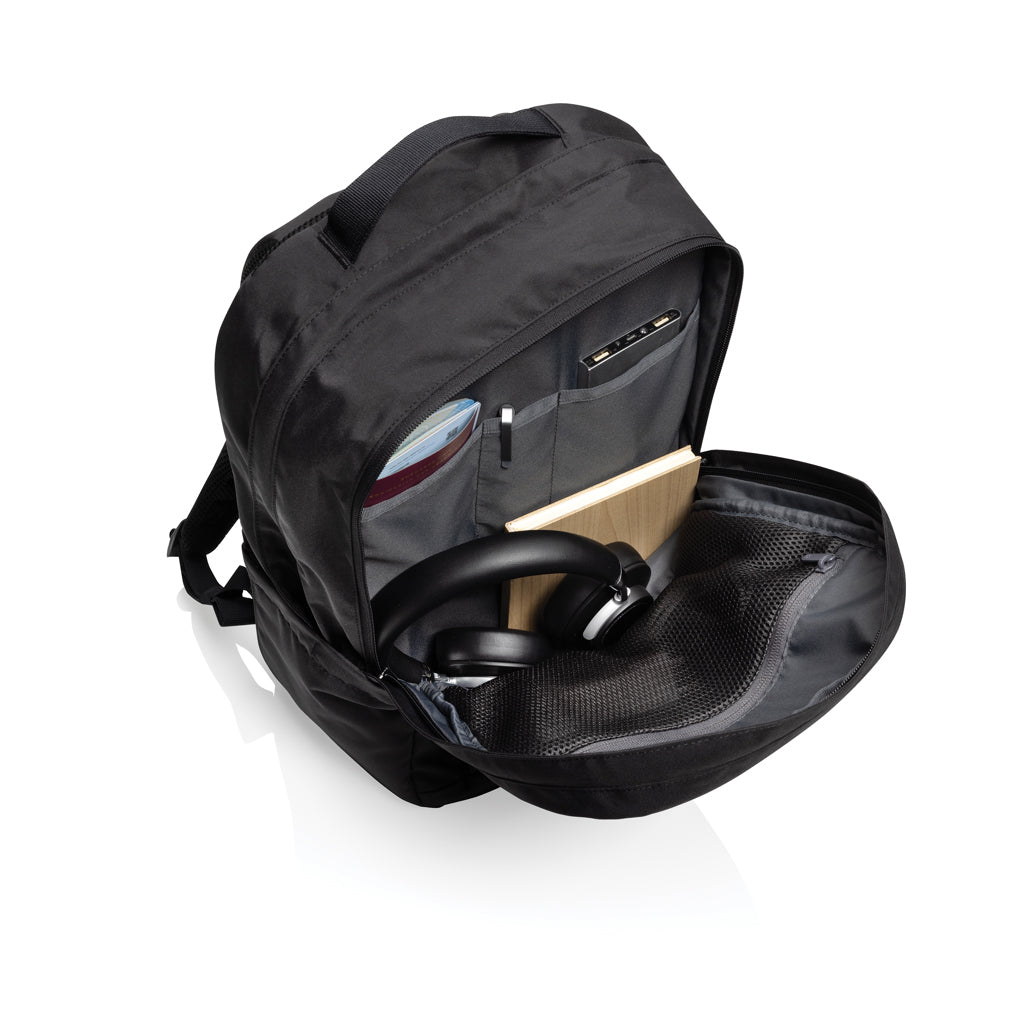Swiss Peak Aware™ Edin 100% RPET 15,6' Laptop Rucksack – Ansicht 6