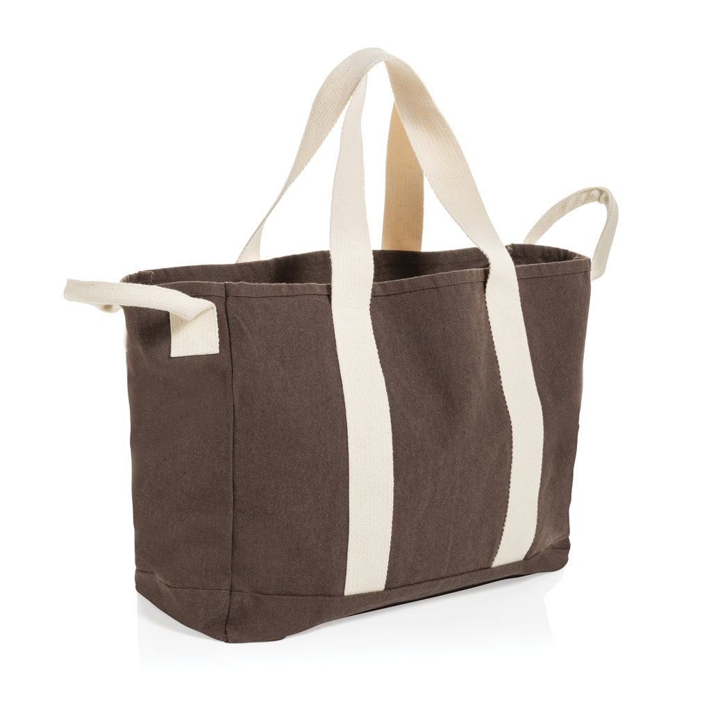 BEAU AWARE™ Strandtasche aus 400gr/m² recyceltem Canvas – Ansicht 2