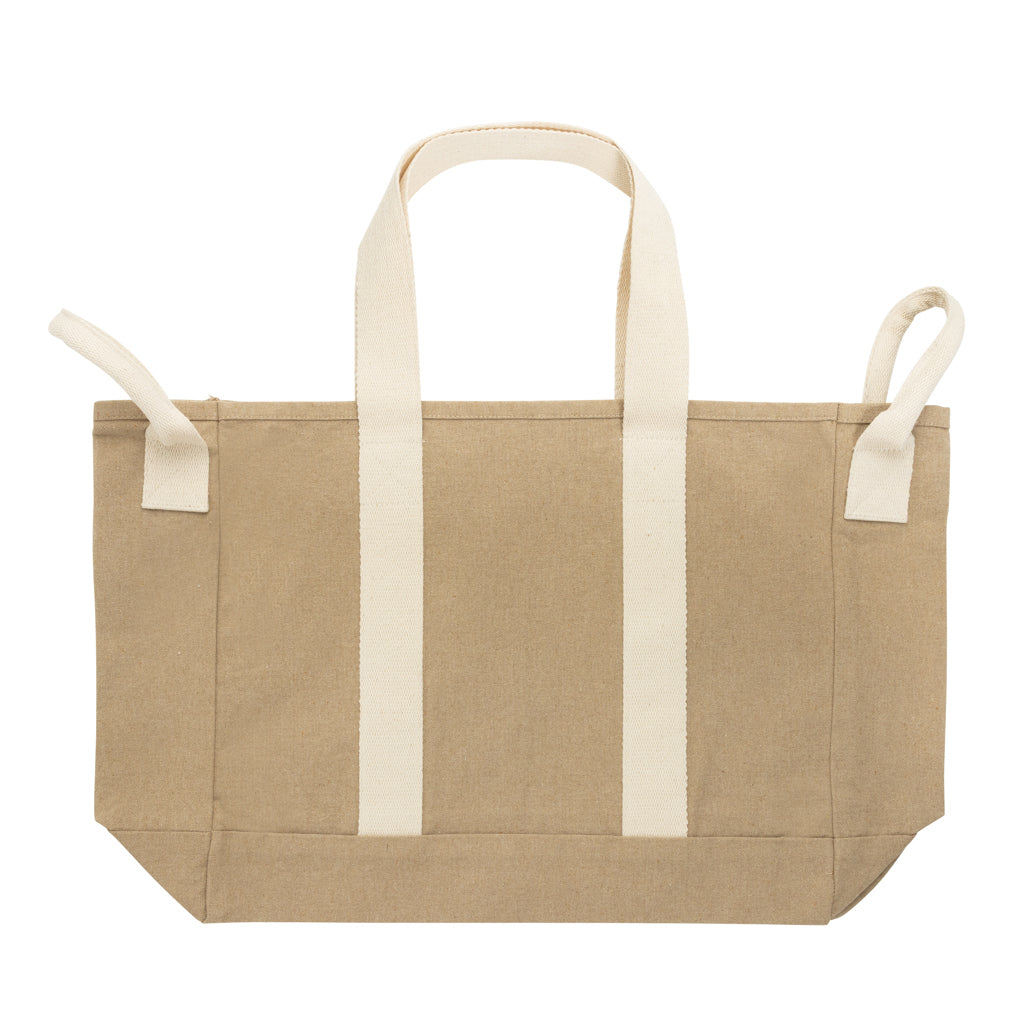 BEAU AWARE™ Strandtasche aus 400gr/m² recyceltem Canvas – Ansicht 6