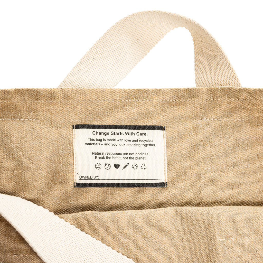 BEAU AWARE™ Strandtasche aus 400gr/m² recyceltem Canvas – Ansicht 7
