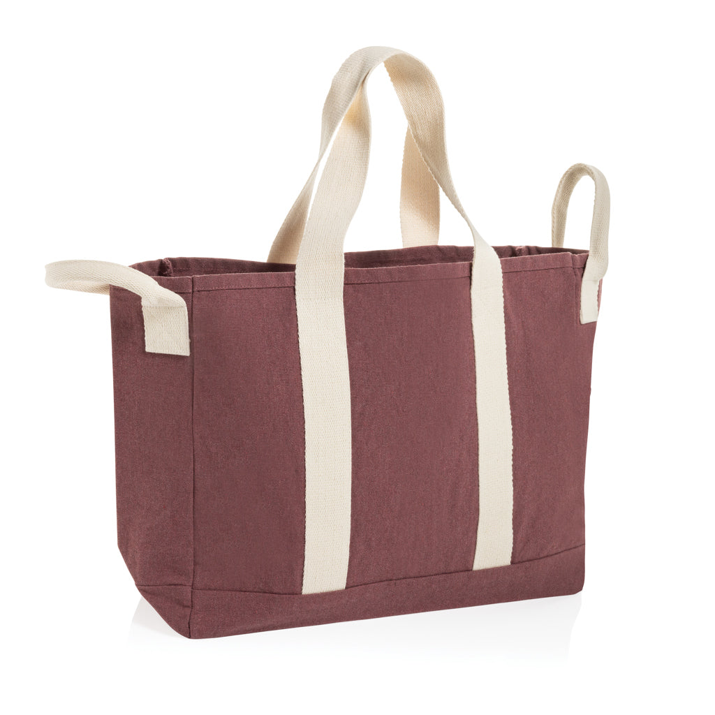 BEAU AWARE™ Strandtasche aus 400gr/m² recyceltem Canvas – Ansicht 3