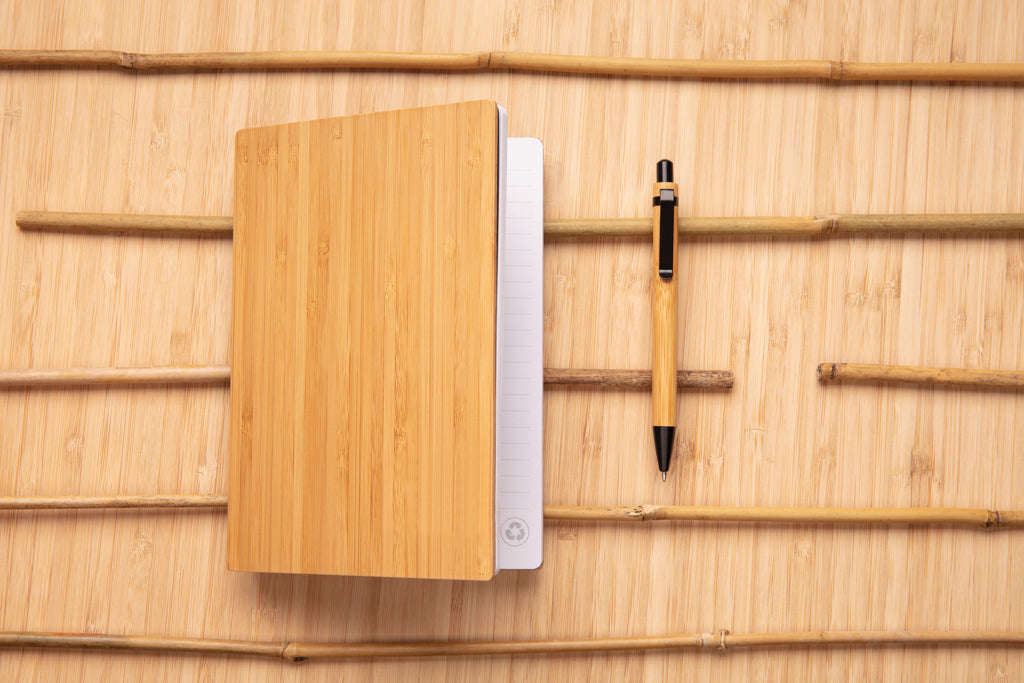 A5 Bambus Notizbuch & Stift – Ansicht 8