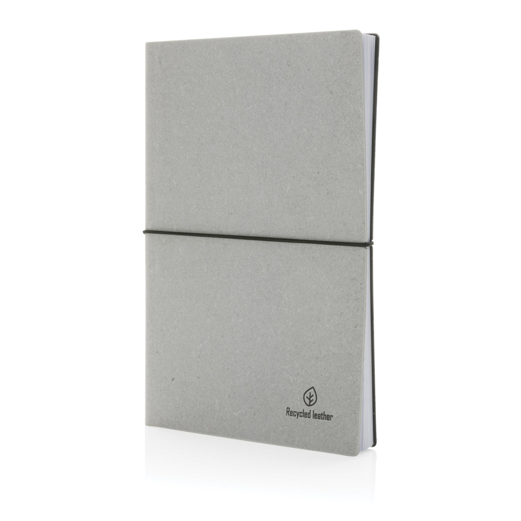 A5 Notizbuch aus GRS recyceltem Leder – Ansicht 3