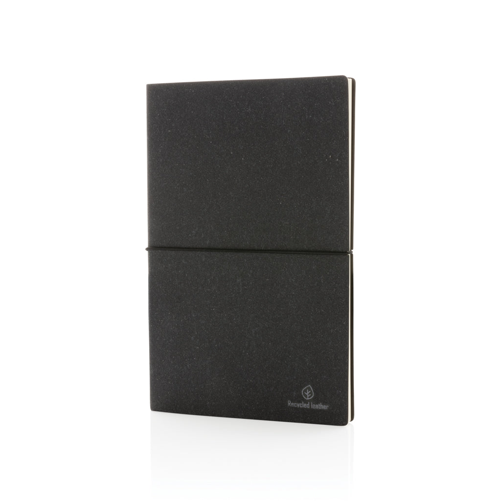 A5 Notizbuch aus GRS recyceltem Leder – Ansicht 2