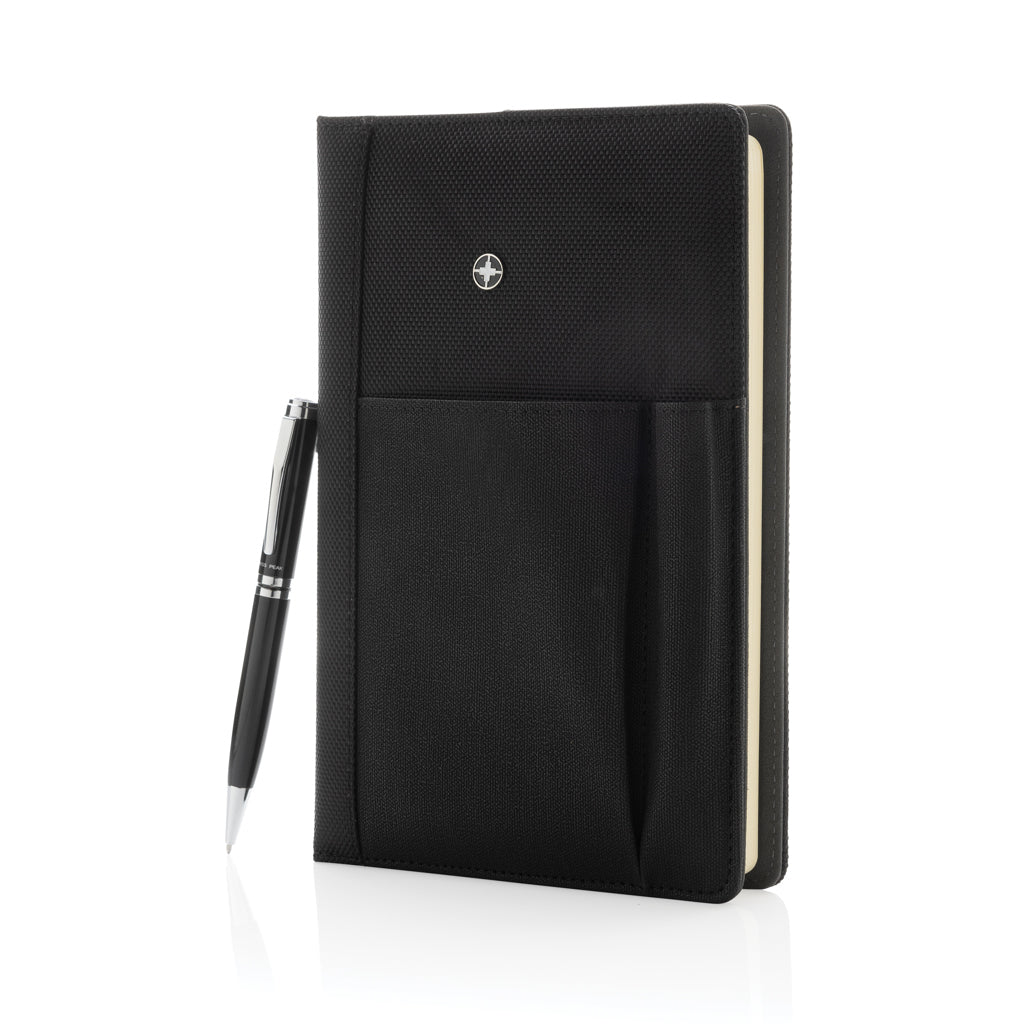 Swiss Peak Notizbuch und Stift – Ansicht 1