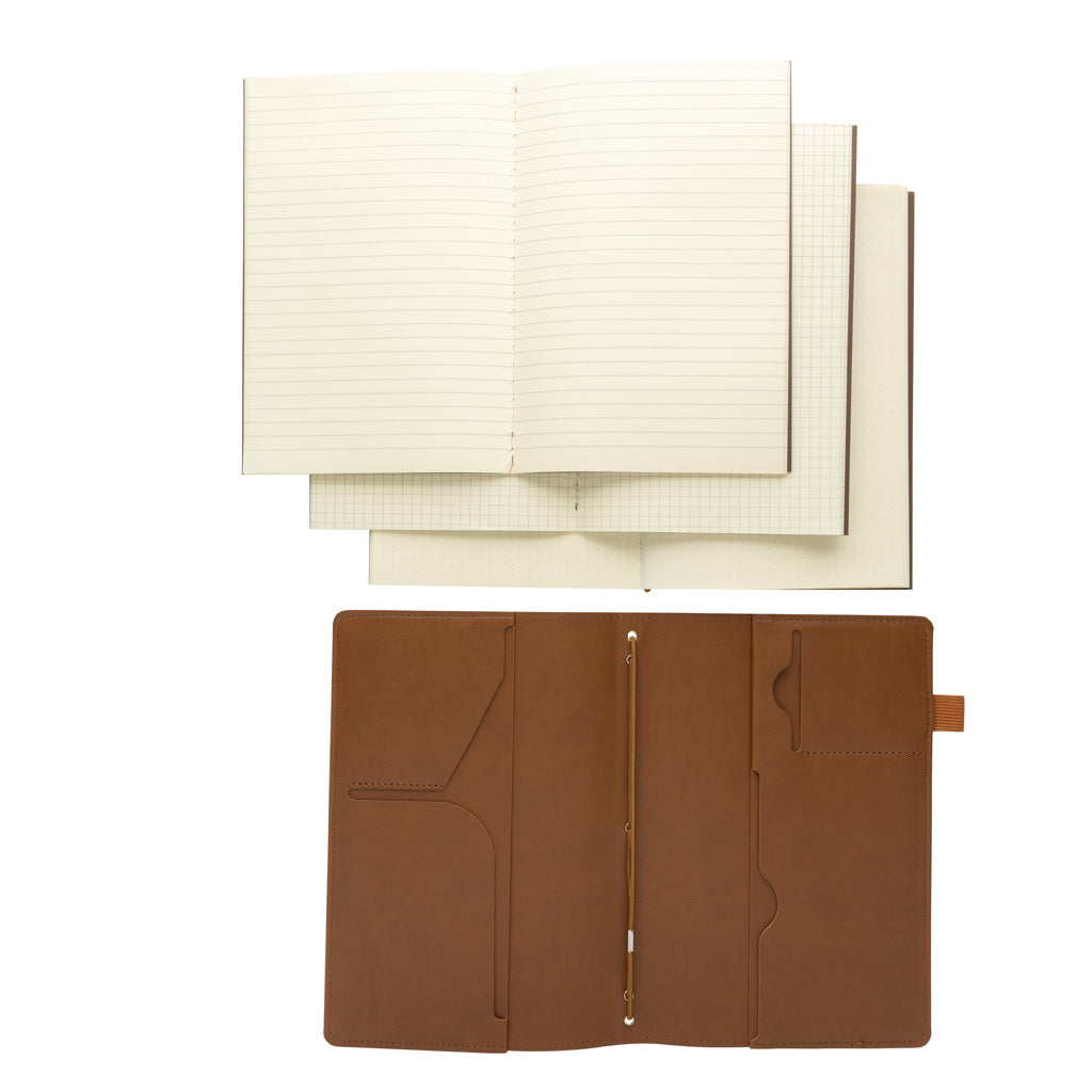 Daily Notes Binder 3-in-1 PU-Notizbuch zum Nachfüllen – Ansicht 4