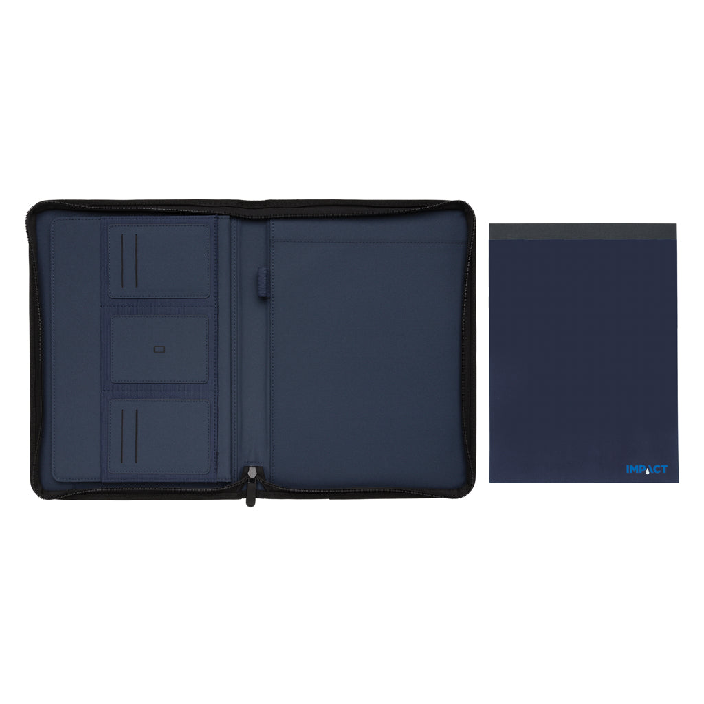 Impact AWARE™ RPET A4 Portfolio mit Reißverschluss – Ansicht 6