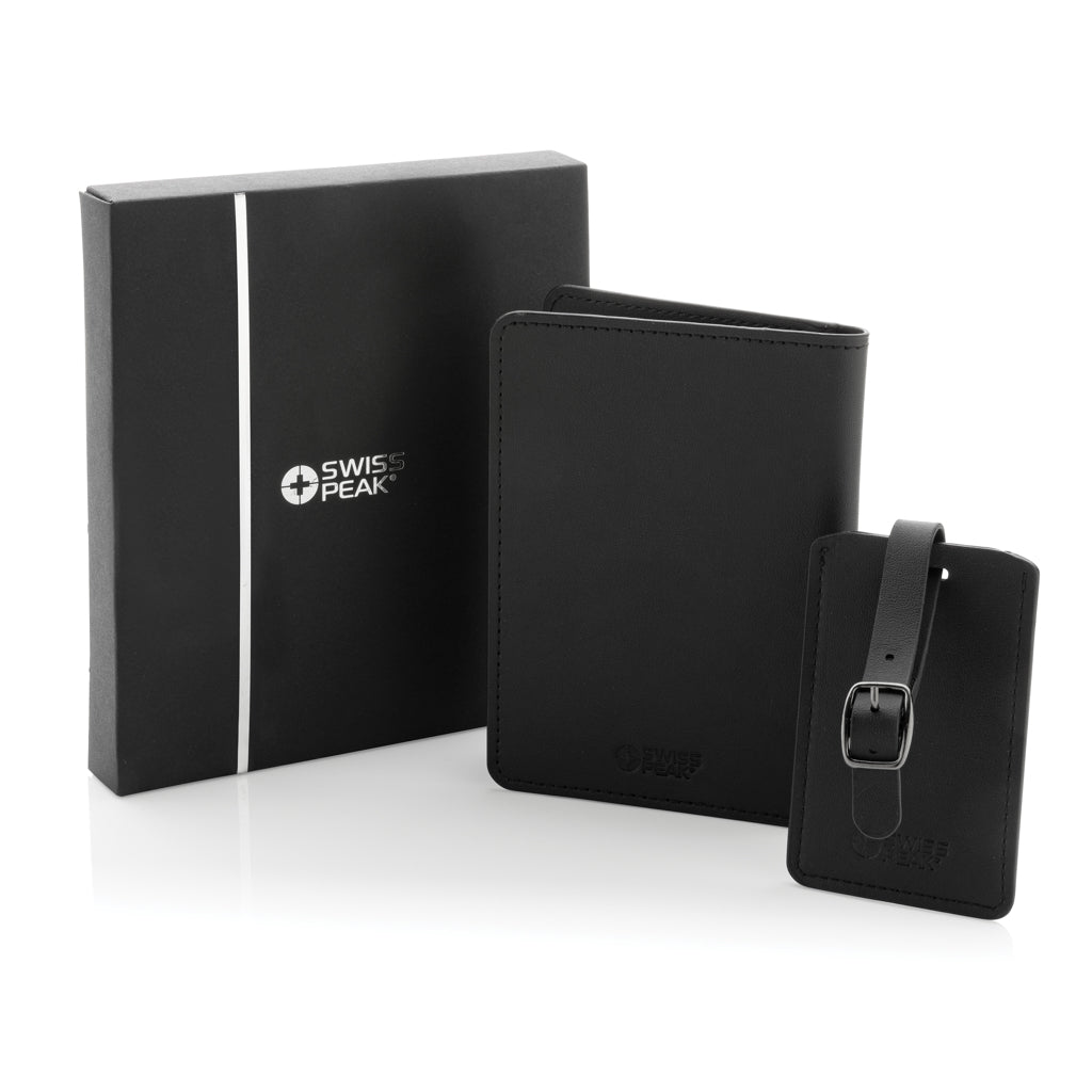 Swiss Peak Reise-Geschenkset aus GRS recyceltem PU – Ansicht 6