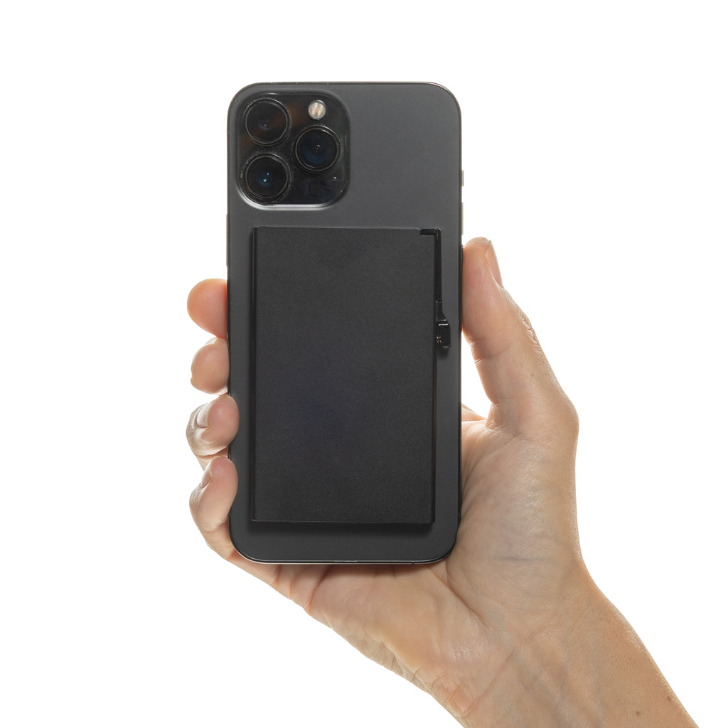 Magnetischer RFID-Kartenhalter aus Aluminium für Smartphones – Ansicht 7