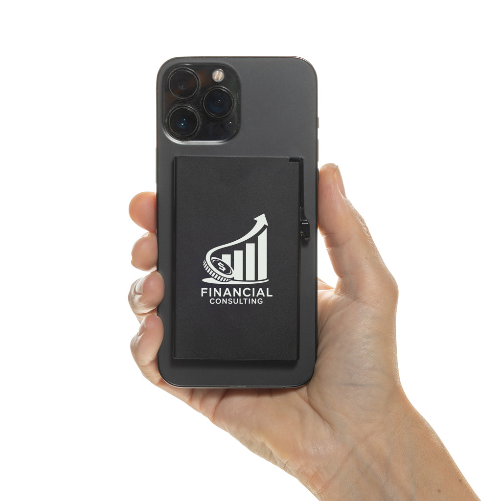Magnetischer RFID-Kartenhalter aus Aluminium für Smartphones – Ansicht 8