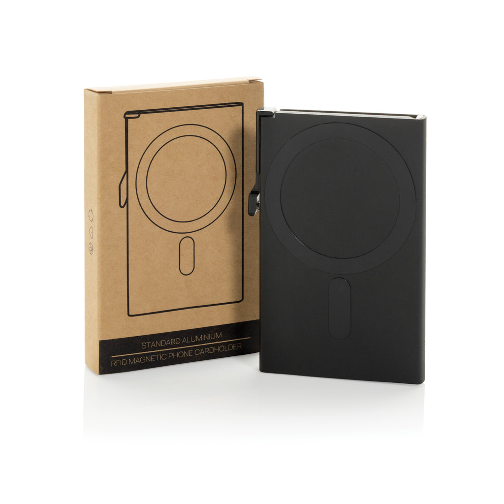 Magnetischer RFID-Kartenhalter aus Aluminium für Smartphones – Ansicht 4