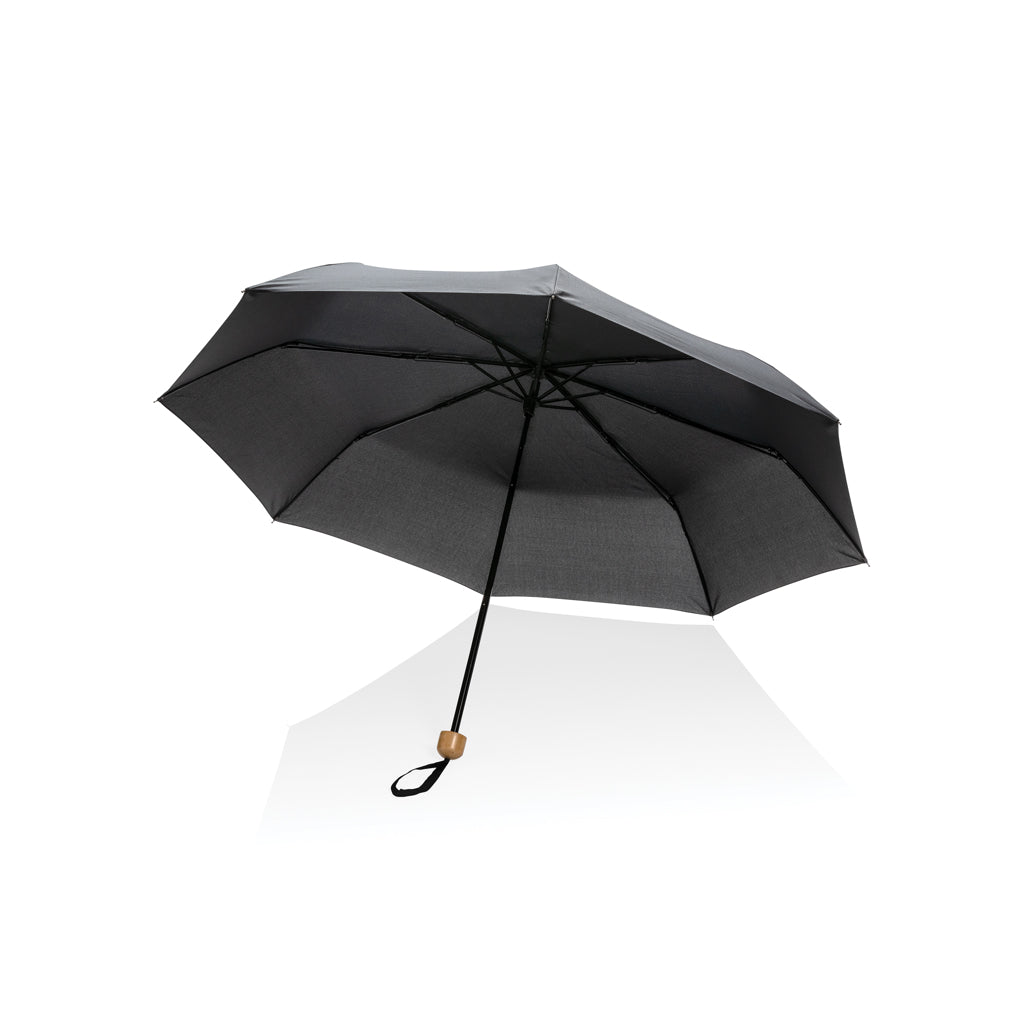 20.5' Impact AWARE™ RPET 190T Pongee Bambus Mini-Schirm – Ansicht 3