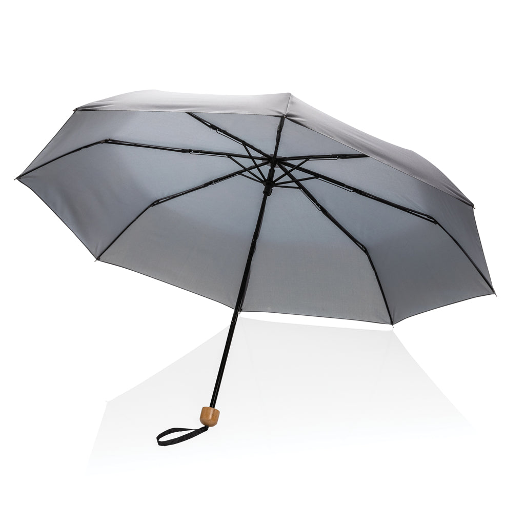 20.5' Impact AWARE™ RPET 190T Pongee Bambus Mini-Schirm – Ansicht 6