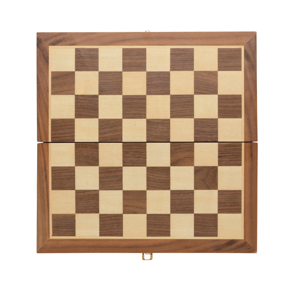 Faltbares Schachspiel aus Holz – Ansicht 4