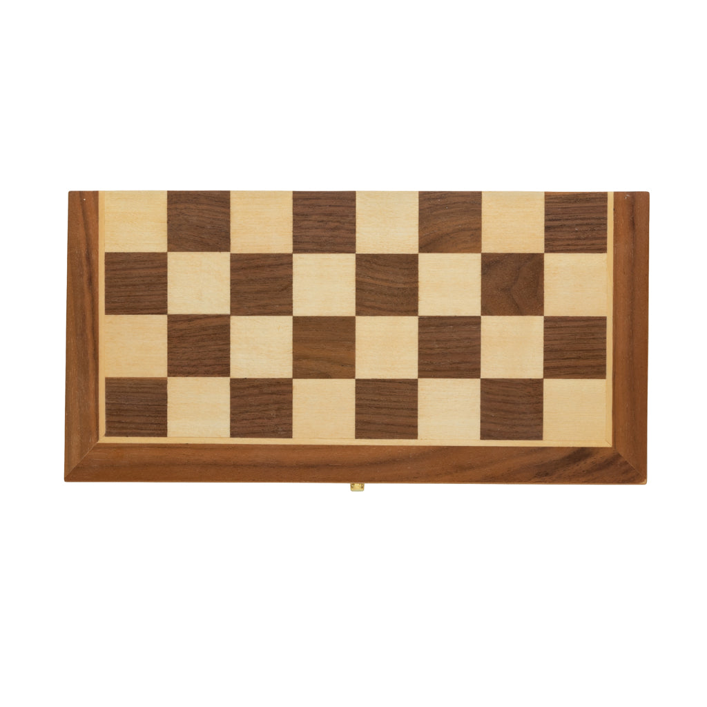 Faltbares Schachspiel aus Holz – Ansicht 5