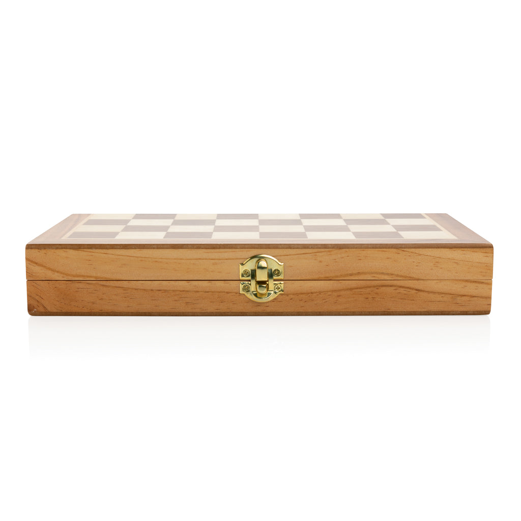 Faltbares Schachspiel aus Holz – Ansicht 6