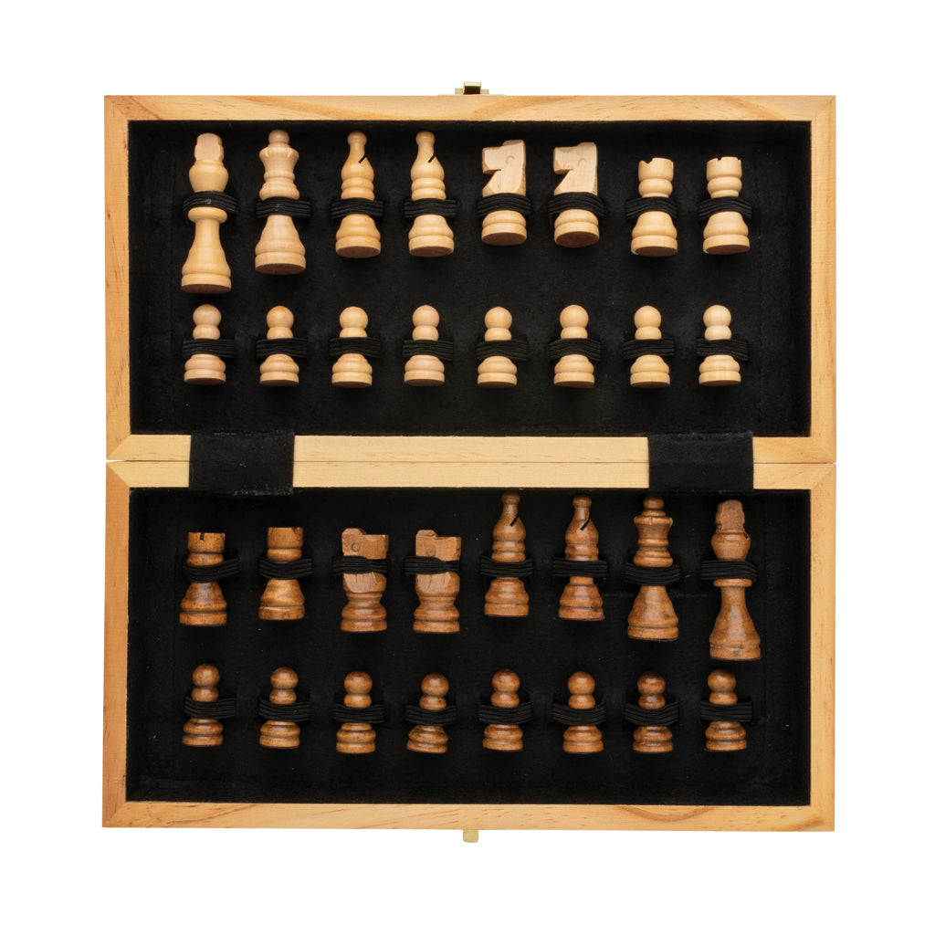 Faltbares Schachspiel aus Holz – Ansicht 7