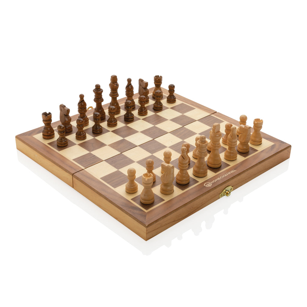 Faltbares Schachspiel aus Holz – Ansicht 8