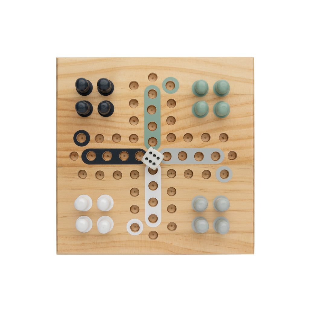 Claire Ludo-Spiel aus Holz – Ansicht 2
