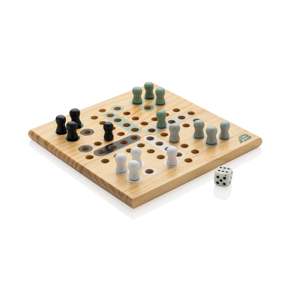 Claire Ludo-Spiel aus Holz – Ansicht 3