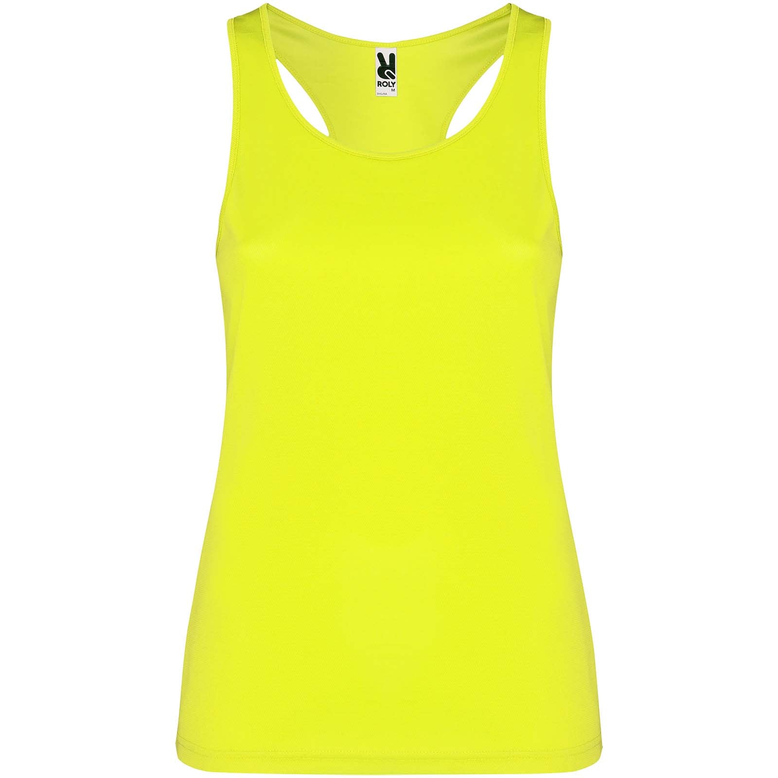 Schura 140 g/m² Sport Top für Damen – Fluorgelb – 2XL