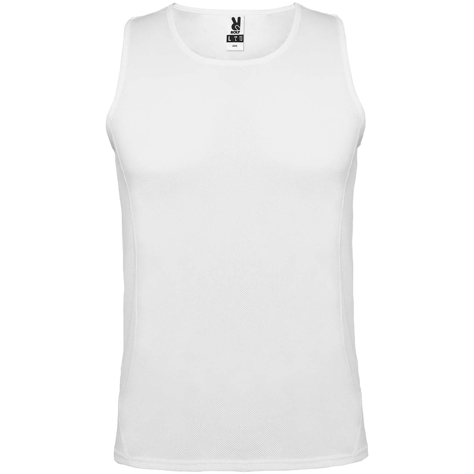 Andre 140 g/m² Sport Top für Herren – Weiss – 2XL