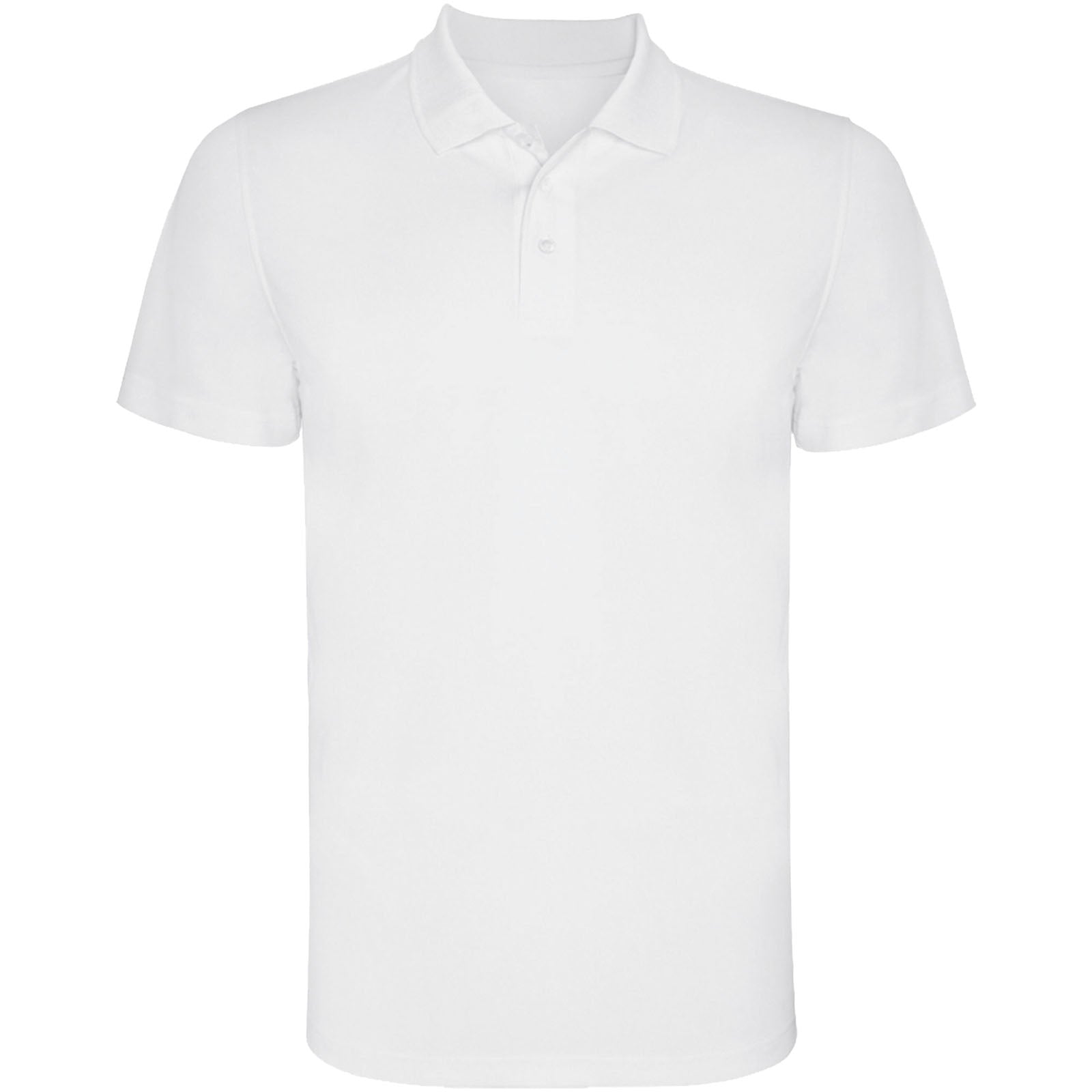 Monzha 150 g/m² Sport Poloshirt für Herren – Weiss – 3XL