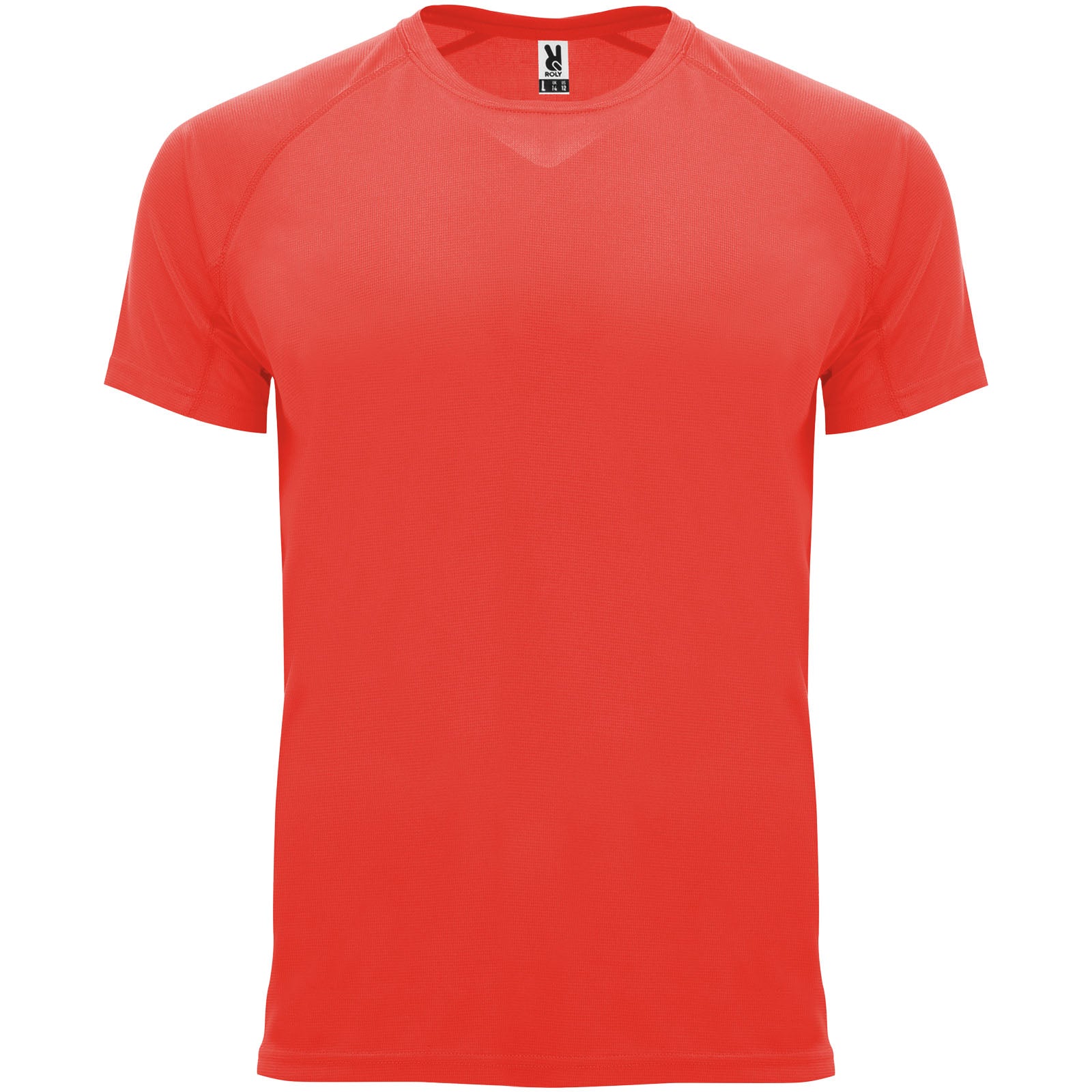 Bahrain 135 g/m² Sport T-Shirt für Herren – Fluorkoralle – 3XL